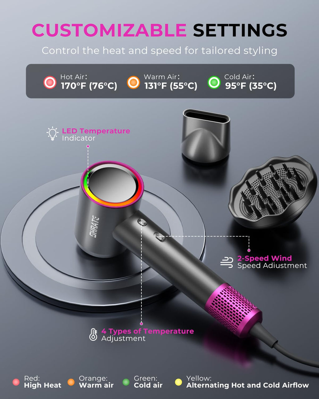 Kryvalis Professional High Speed Ionic Hair Dryer