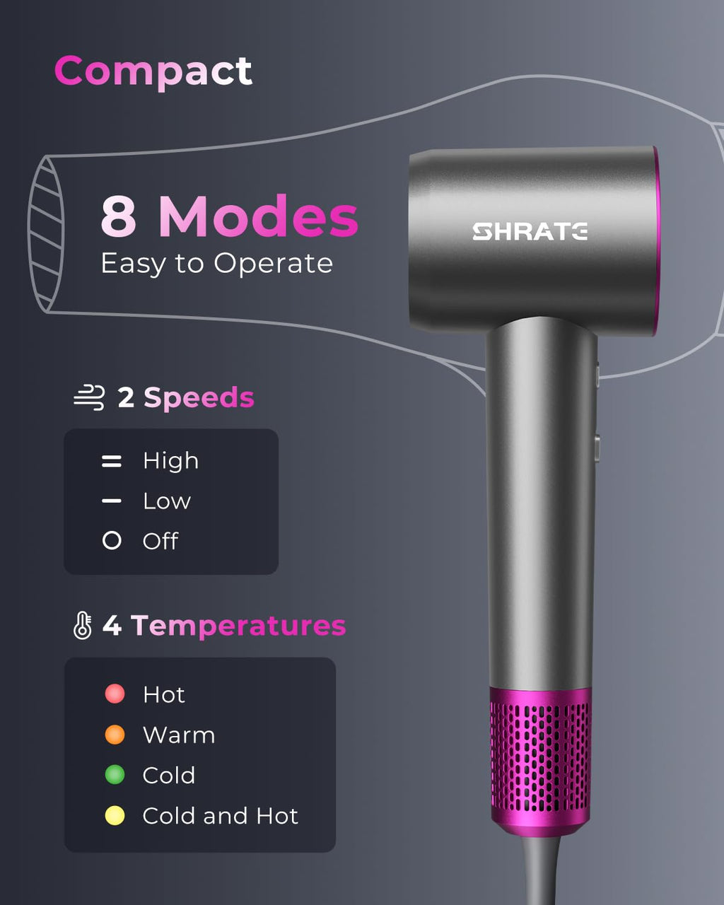 Kryvalis Professional High Speed Ionic Hair Dryer