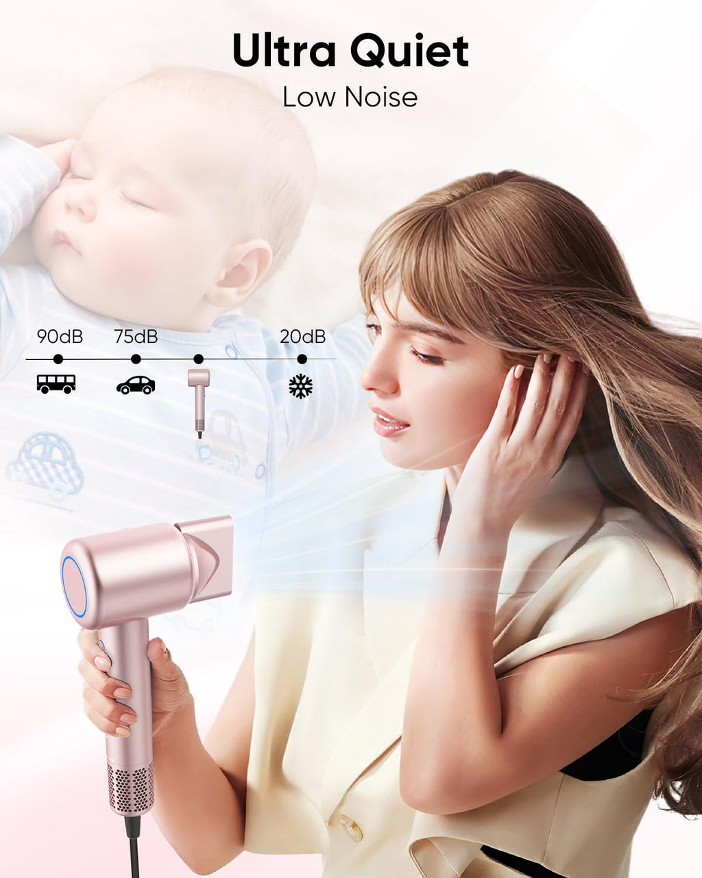 Kryvalis High-Speed Ionic Low Noise Blow Dryer